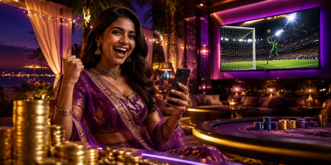 Casino and betting lounge at scenic Goa beach